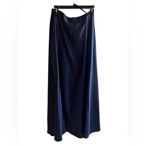 Scott McClintock skirt Homecoming vintage Long A-line maxi Ball Formal blue sz 8